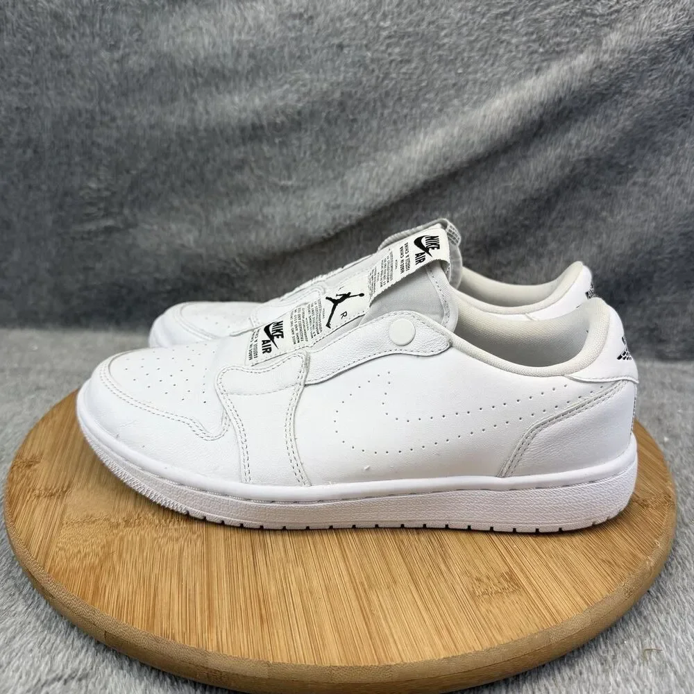 Nike Air Jordan 1 Low Slip Shoes Womens Size 8.5 White Sneakers AV3918-100